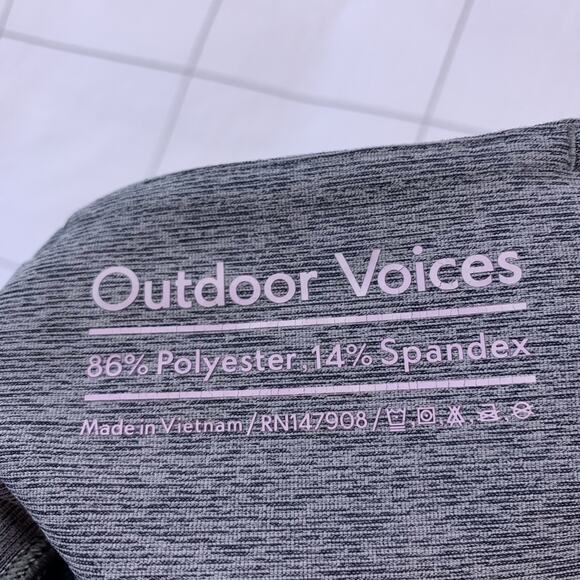 Outdoor Voices Leggings Womens Small Springs Colorblock High Waist Yoga Pilates - Picture 6 of 11